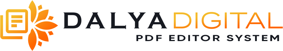 Dalya Digital PDF Editor System